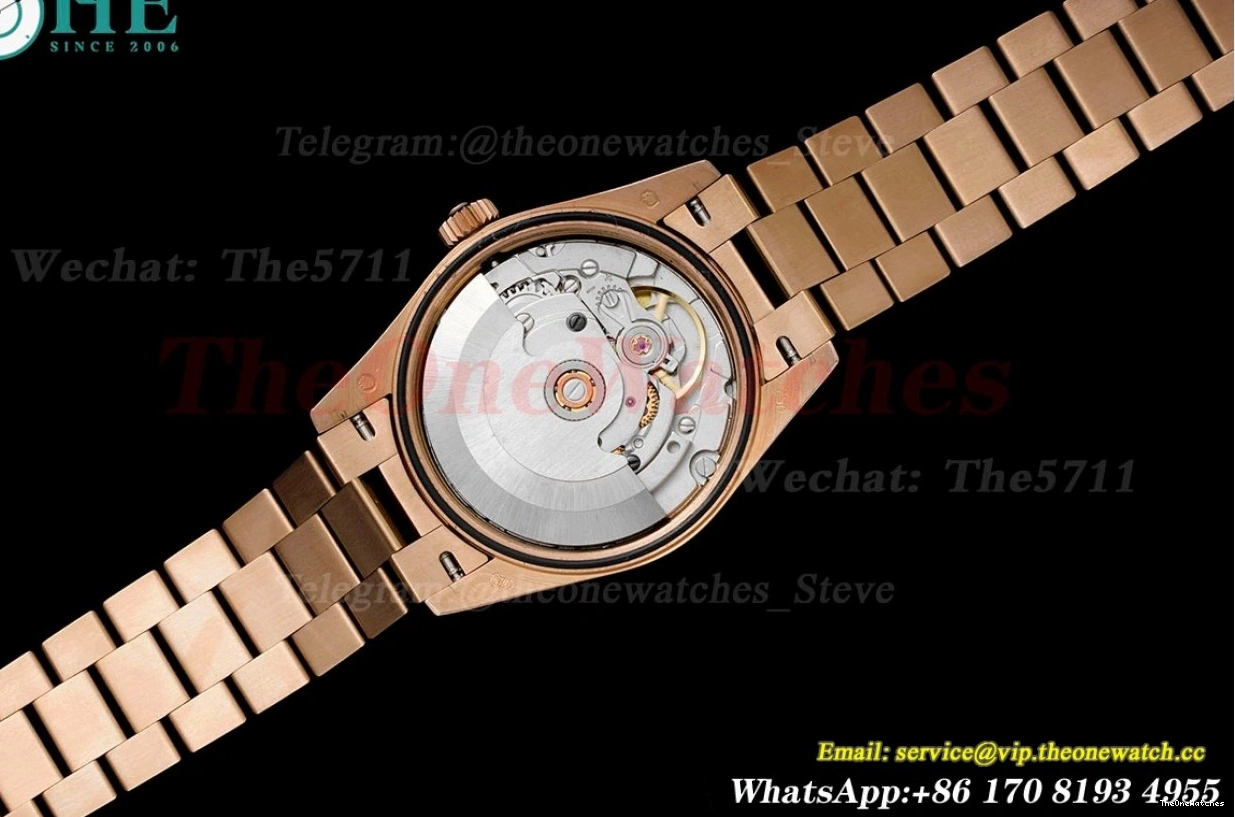 Dia RG JDF Datejust A2824 31mm White Flower RG Dial 0401